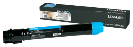 Original Lexmark X950X2CG Toner Cyan