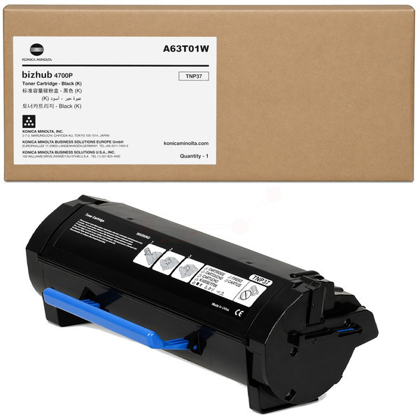 Original Konica Minolta TNP37 | A63T01W Toner Schwarz
