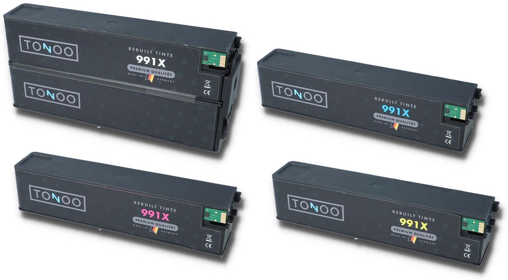 Tonoo® Tinte ersetzt HP 991X BK|C|M|Y Spar Set XL
