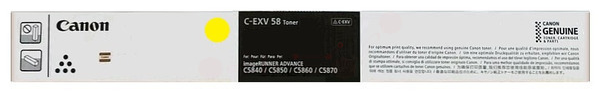 Original Canon C-EXV58L | 3769C002 Toner Gelb
