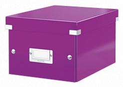 Leitz Aufbewahrungsbox Click & Store | 7,4 l | 21,6 x 28,2 x 16 cm | Violett