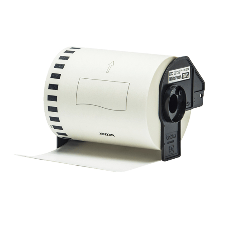 Brother Endlosetikett DK-22246 | 103 mm | Weiß | Papier