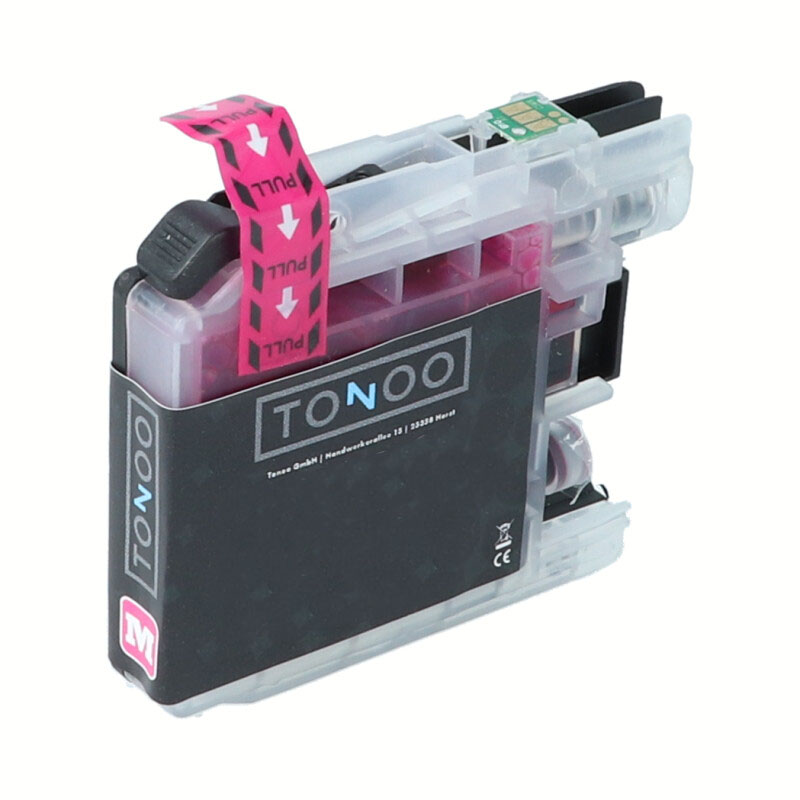Tonoo® Tinte ersetzt Brother LC125XLM Magenta XL