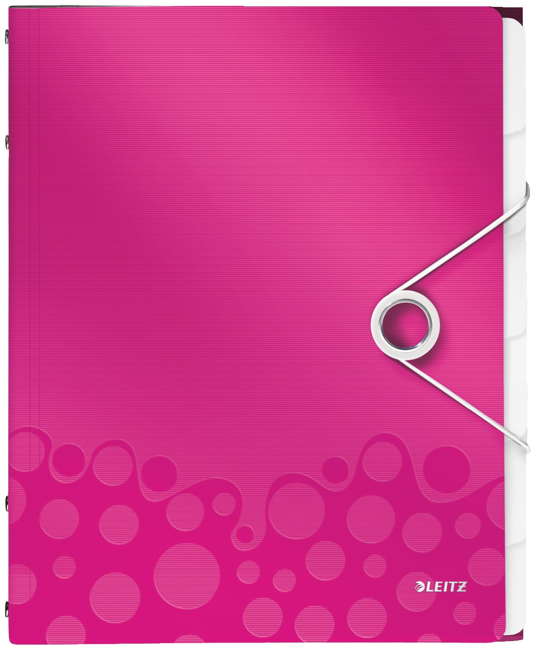 Leitz Ordnungsmappe WOW 4634 | DIN A4 | 12 Fächer | Pink | Polypropylen (PP)