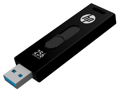 HP x911w USB-Stick | 256 GB | USB 3.2 Gen 1 (USB-A) | 410 MB/s | Schwarz