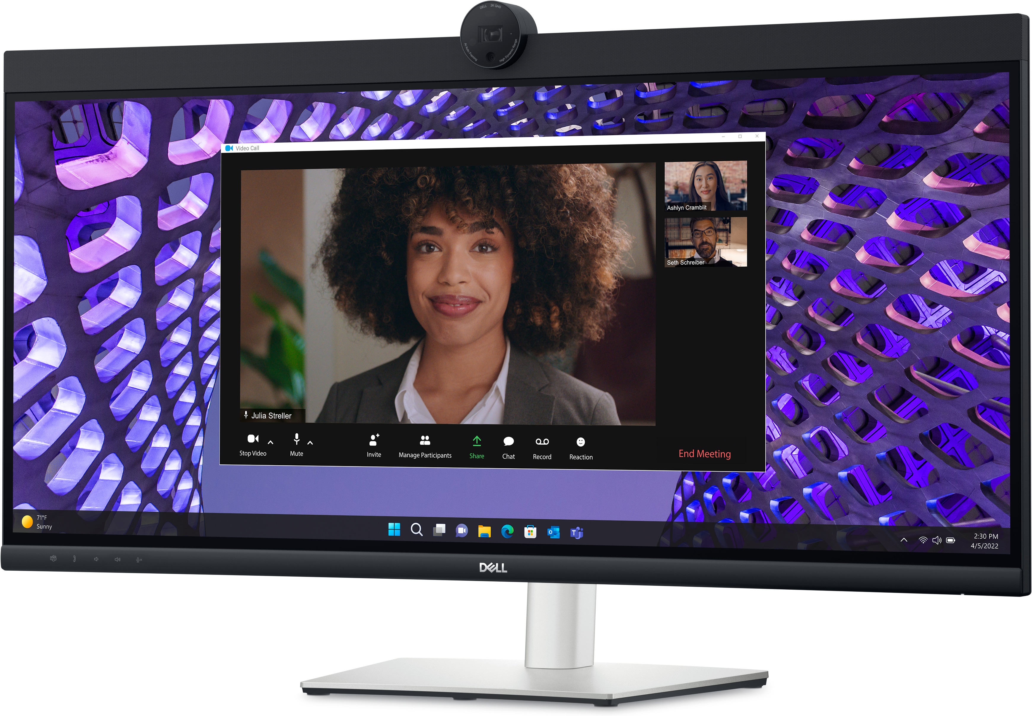 Dell P Series | P3424WEB Curved-Monitor 34,1 zoll | 86,7 cm | UWQHD | 3440 x 1440 | Schwarz