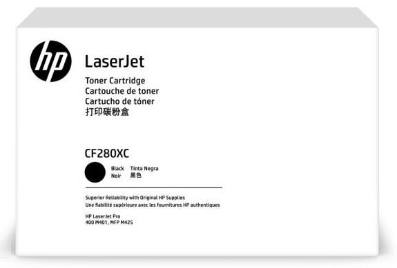 Original HP CF280X | CF280XC | 80X Toner Schwarz XL