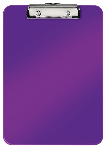 Leitz Klemmbrett WOW 3971 | DIN A4 | Violett | Kunststoff