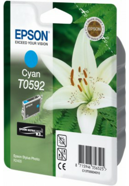 Original Epson T0592 | C13T05924010 Cyan Tintenpatrone ( 2024 )