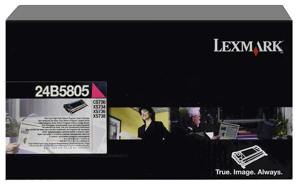 Original Lexmark 24B5805 Toner Magenta