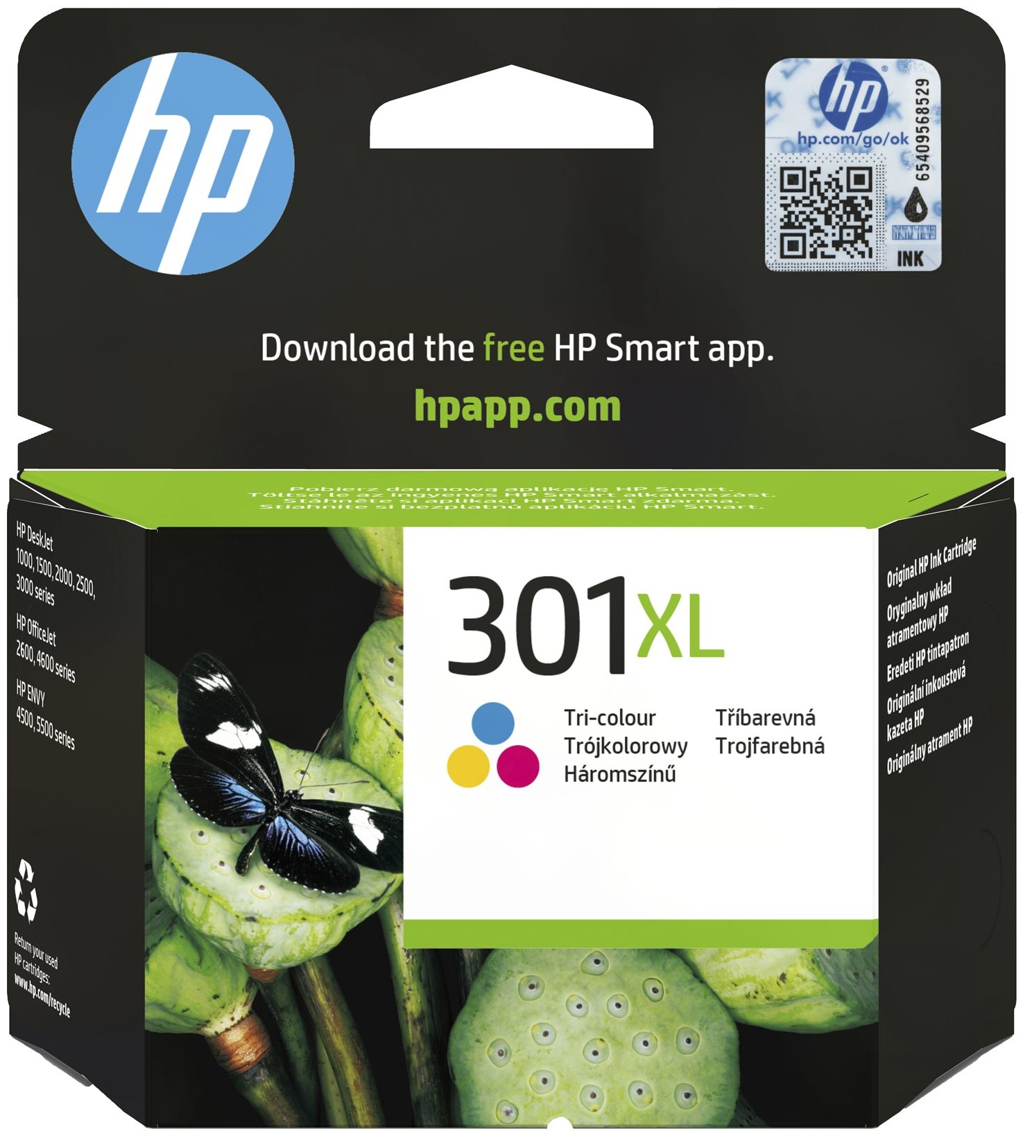 Original HP 301XL | CH564EE Tinte C/M/Y ( 2025 - 08.2026 )