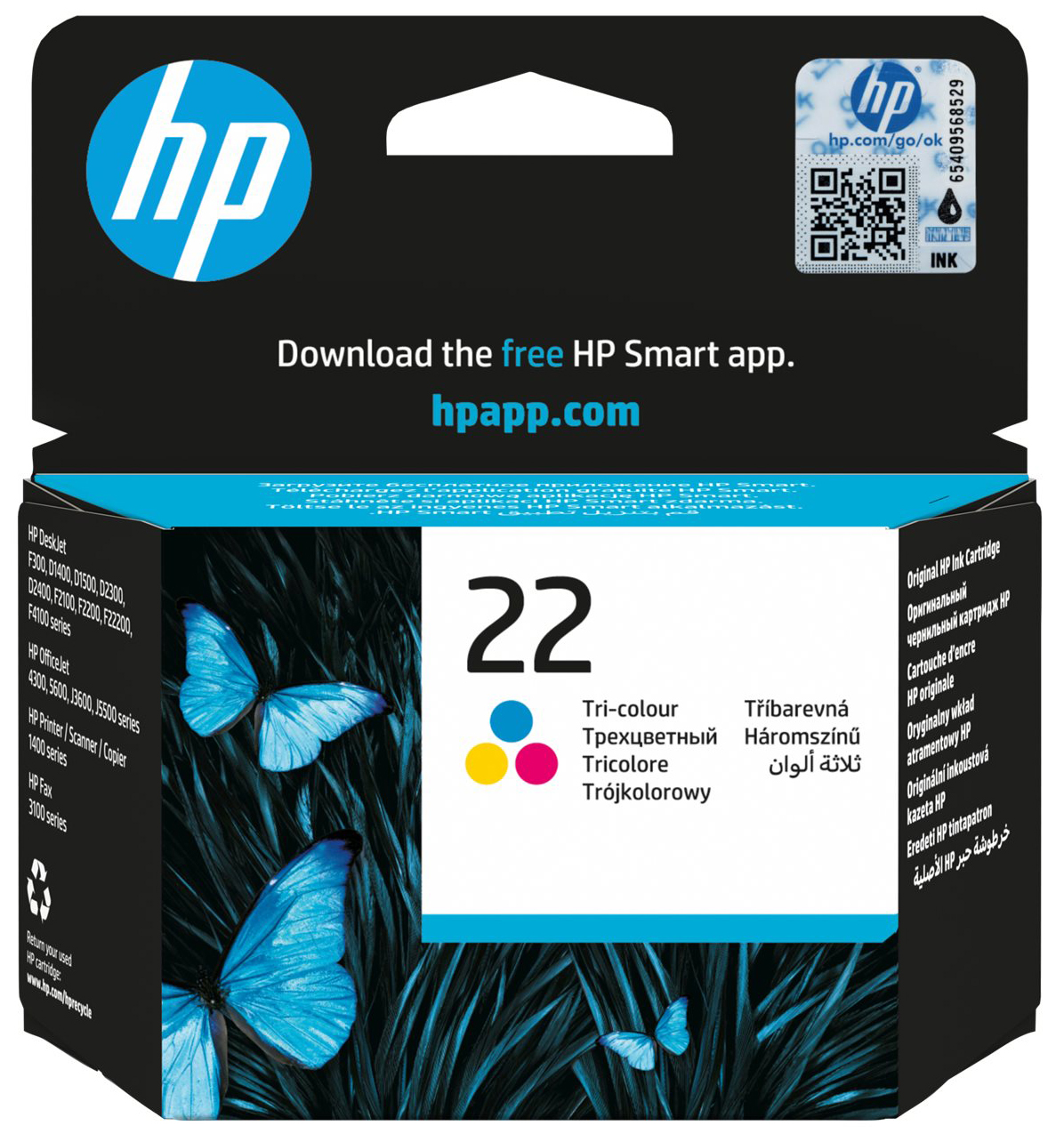 Original HP 22 | C9352AE Tinte C/M/Y
