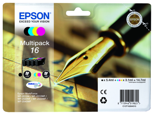 Original Epson 16 | C13T16264012 Tinte Spar Set