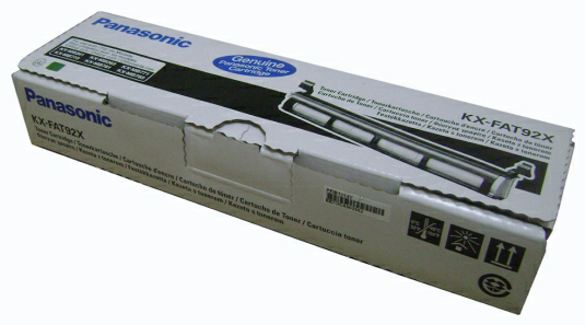 Original Panasonic KXFAT92X Toner Schwarz