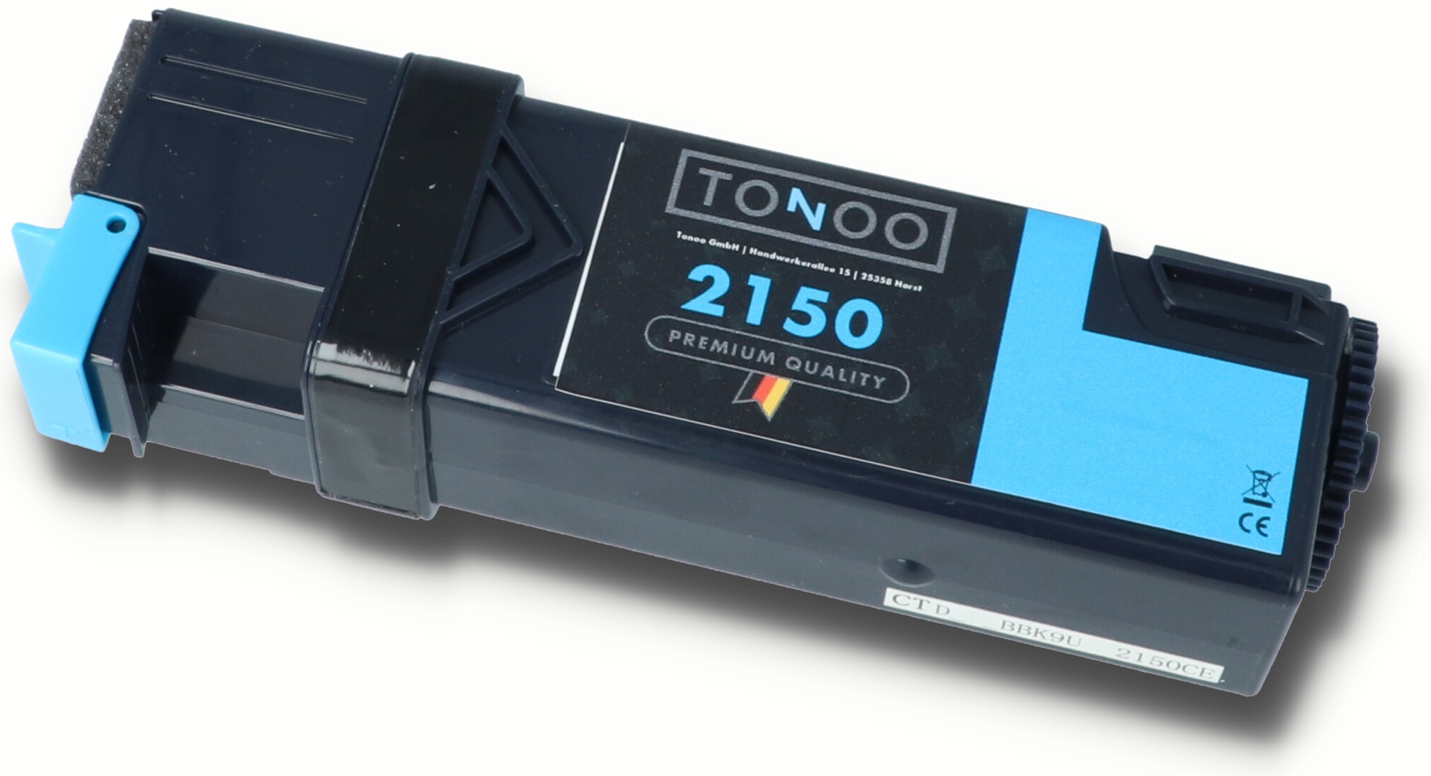 Tonoo® Toner ersetzt Dell 2150 | 2155 | 59311041 | THKJ8 Cyan