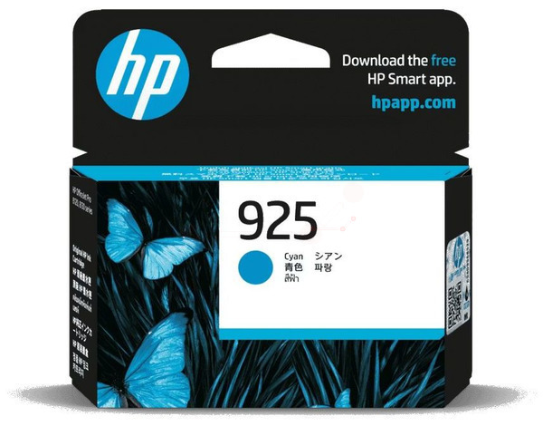 Original HP 925 | 4K0V6PE Tintenpatrone Cyan