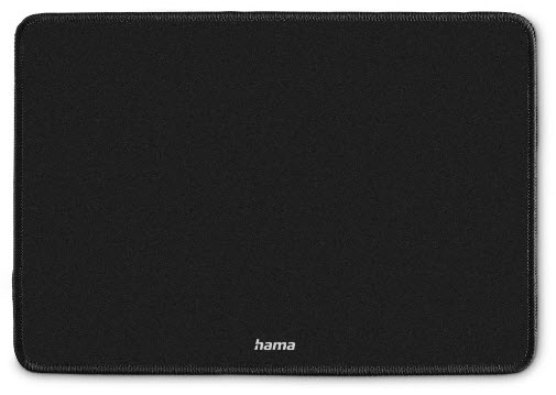Hama Business M Mauspad | 30 × 21 cm | Textil | Schwarz
