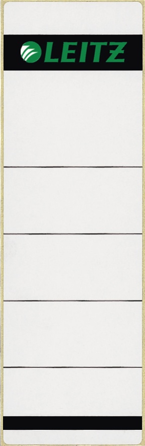 Leitz Ordneretiketten 1642 | Grau | für 8 cm Rücken | 100er-Pack