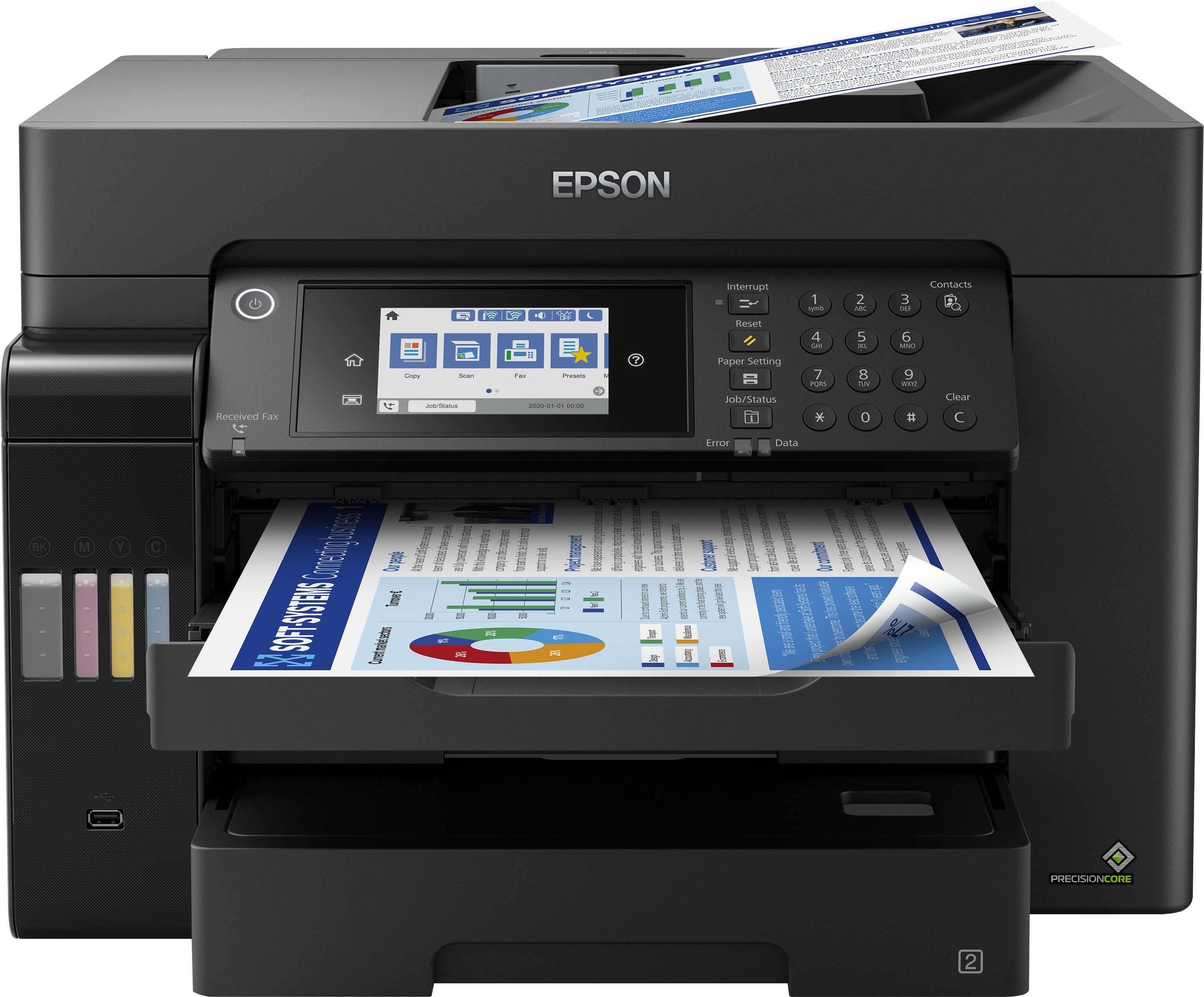 Epson EcoTank ET-16655 Farb Tinten Multifunktionsdrucker | A3 | 32 S./Min | Duplex | WLAN