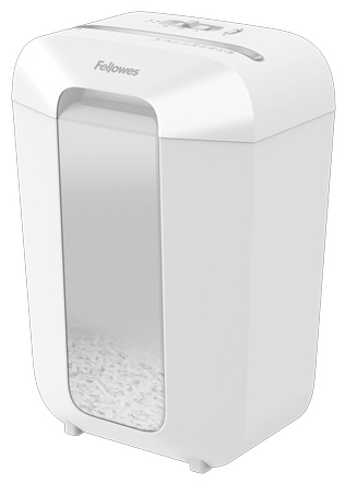 Fellowes LX70 Aktenvernichter | P-4 Partikelschnitt | 11 Blatt | 18 l | Weiß