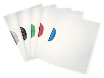 Leitz Klemmhefter Klemmhefter ColorClip 4175 | DIN A4 | Transparent | Polycarbonat, Polypropylen (PP) | 6er-Pack
