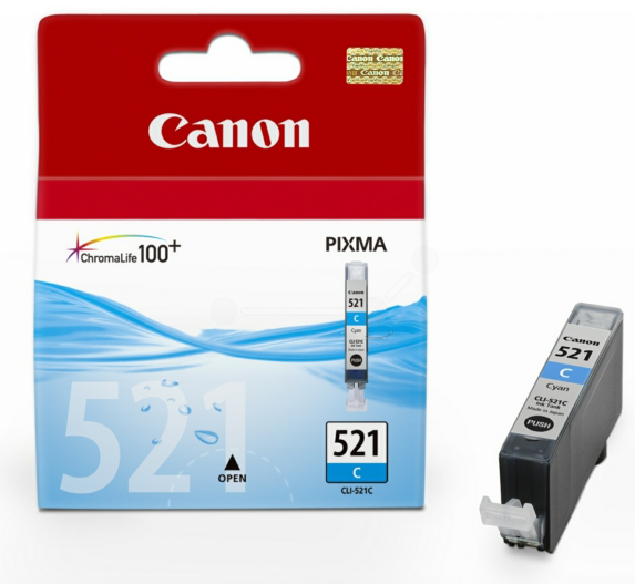 Original Canon CLI521C | 2934B001 Tinte Cyan