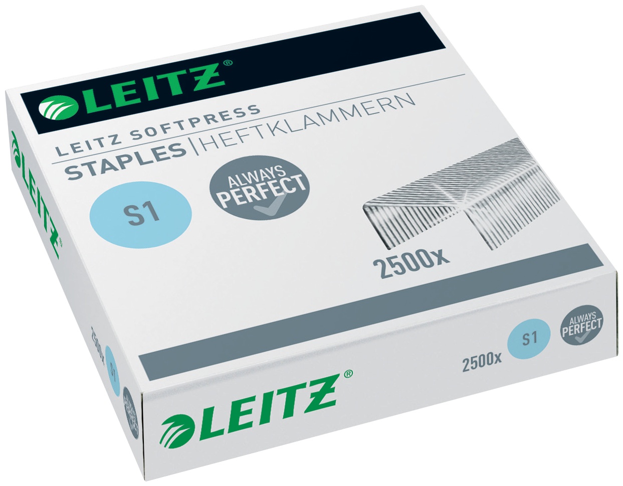 Leitz Heftklammern 5497 | S1 | 2500 Stück