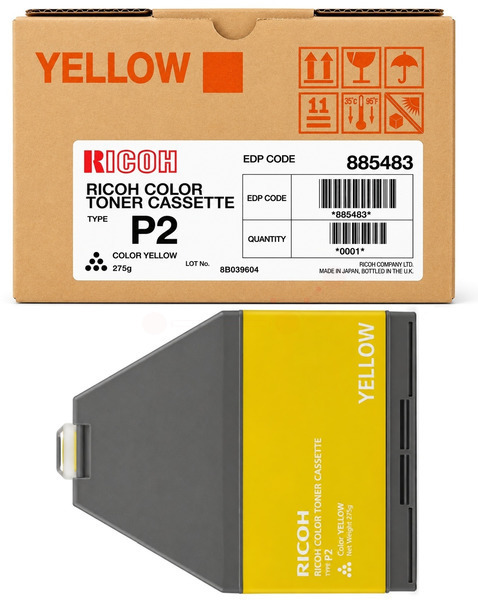Original Ricoh Type P2Y | 888236 Toner Gelb