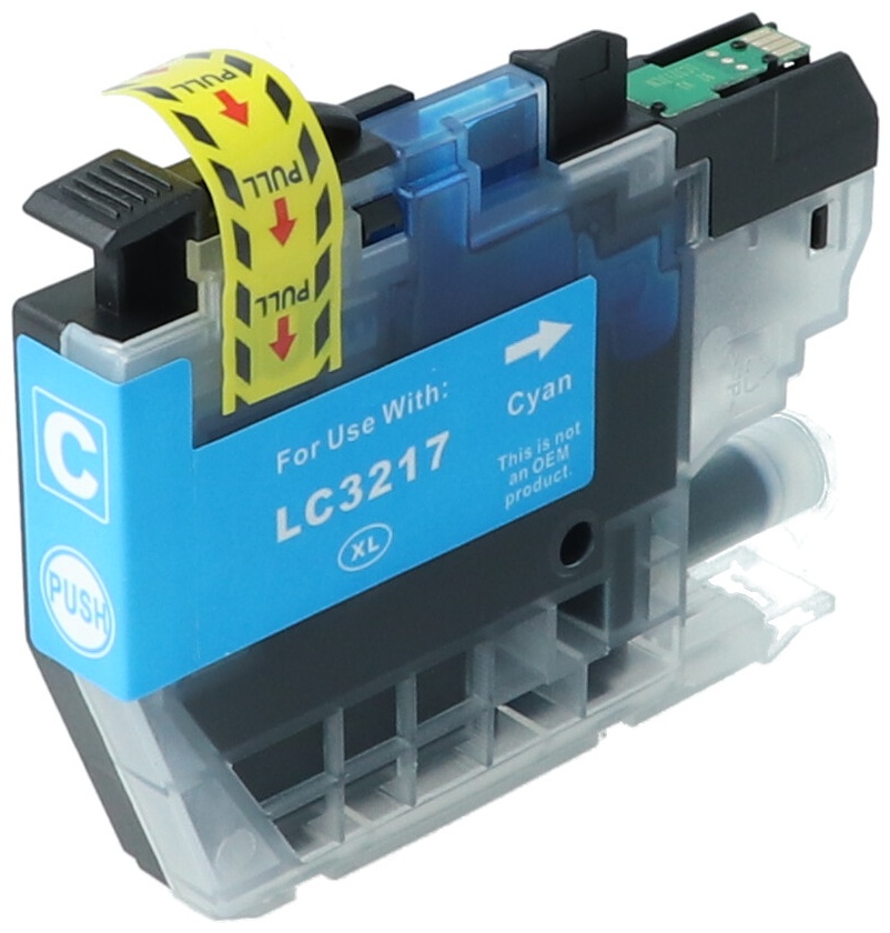 Tonoo® Tinte ersetzt Brother LC3217C Cyan