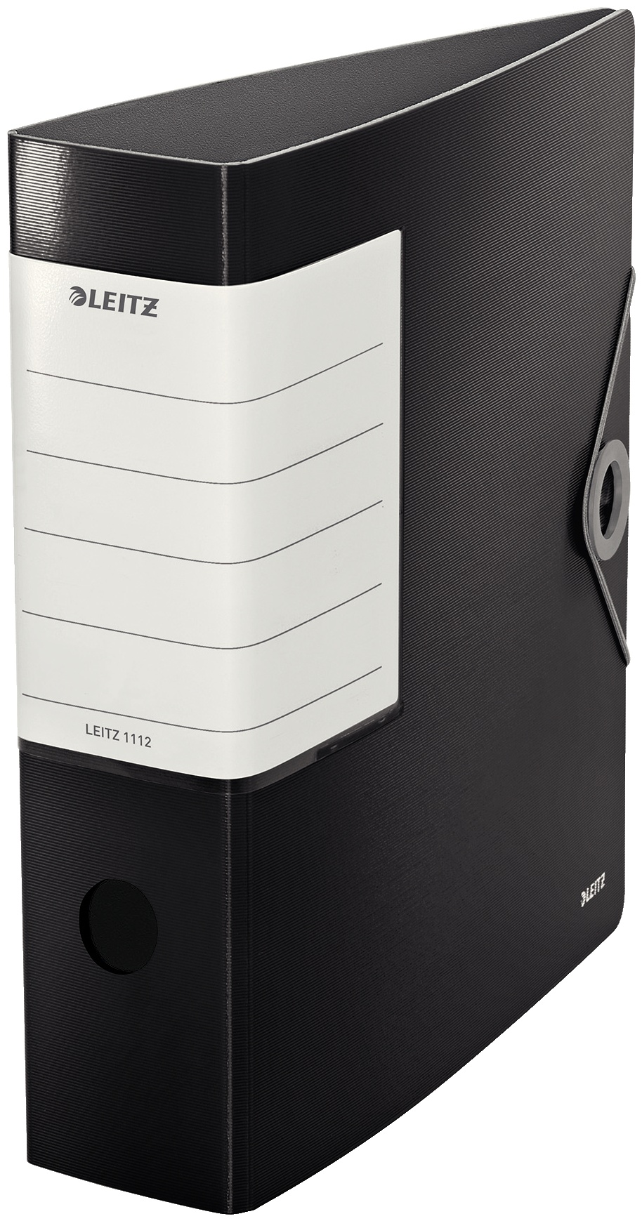 Leitz Ordner Solid 1112 | DIN A4 | 8,2 cm | Schwarz