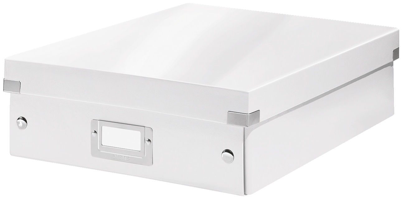 Leitz Aufbewahrungsbox Click & Store | 28 x 37 x 10 cm | Weiß