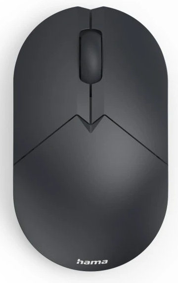 Hama WM-150 Mobile Maus | Funk (2,4 GHz) | AAA-Batterie | 3 Tasten | 1600 dpi | Beidhändig | Schwarz