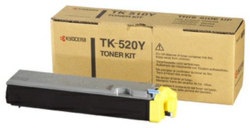 Original Kyocera TK520Y / 1T02HJAEU0 Toner Gelb