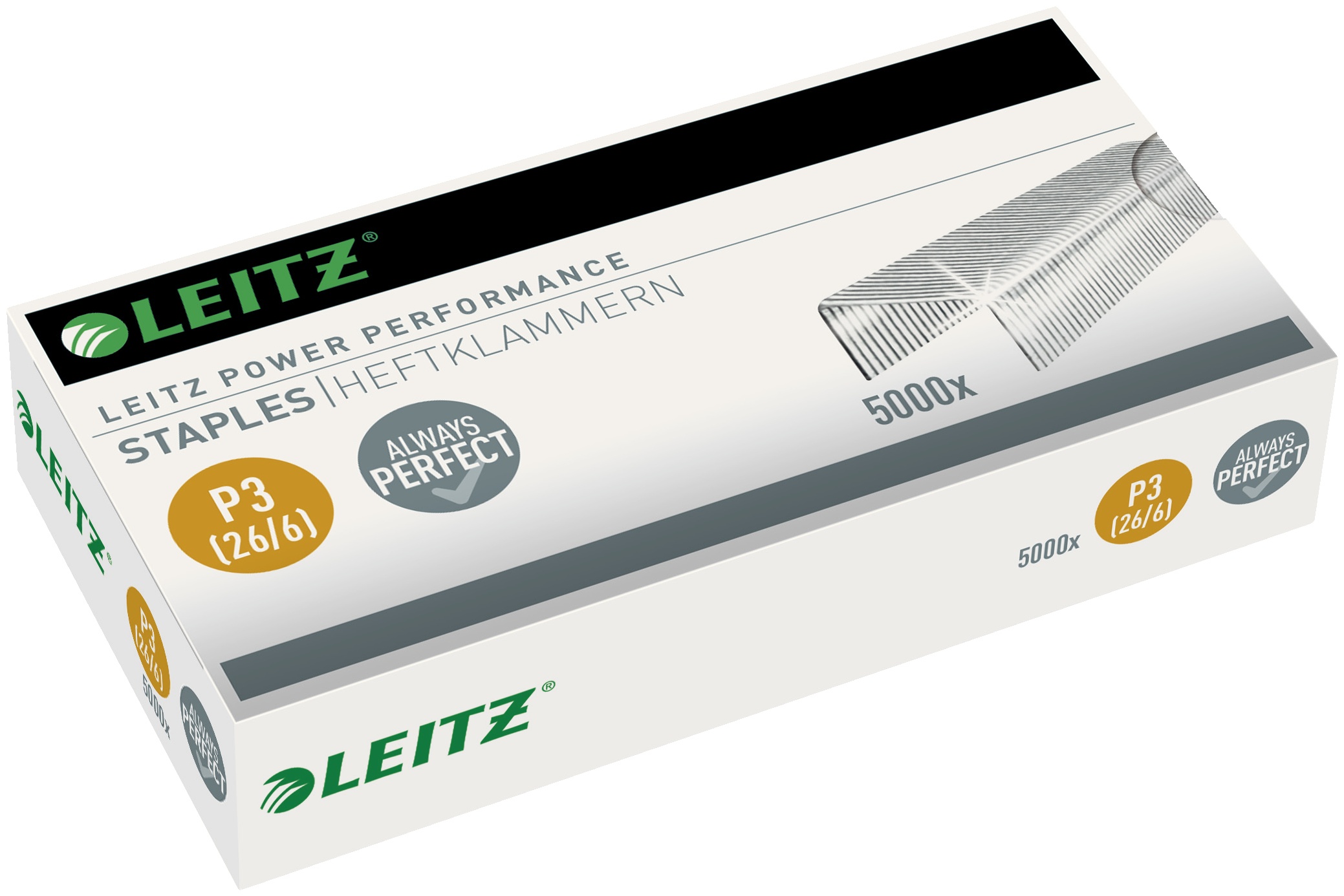 Leitz Heftklammern 5572 | 26/6 | 5000 Stück