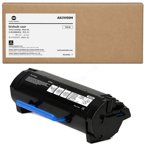 Original Konica Minolta TNP36 | A63V00H Toner Schwarz