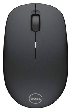 Dell WM126 Maus | Funk (2,4 GHz) | AA-Batterie | 3 Tasten | 1000 dpi | Beidhändig | Schwarz