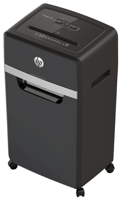 HP Pro Shredder 16MC Aktenvernichter | P-5 Mikroschnitt | 16 Blatt | 30 l | Schwarz