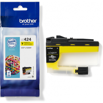 Original Brother LC424Y Tinte Gelb
