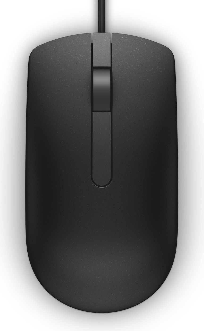 Dell MS116 Maus | Kabel (USB) | 2 Tasten | 1000 dpi | Beidhändig | Schwarz