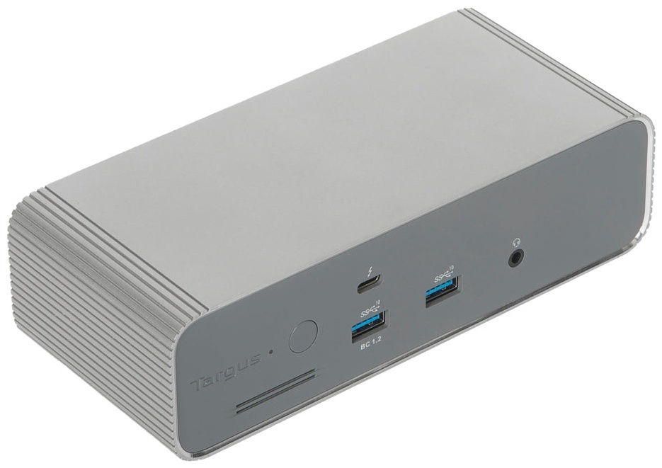 Targus DOCK230 | Thunderbolt 5 | 3 Monitore (4× Thunderbolt 5) | lädt Laptop mit 140 W | 2,5-GBit-LAN | 4× USB-A