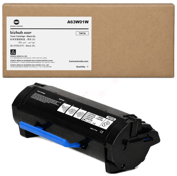 Original Konica Minolta TNP38 | A63W01W Toner Schwarz