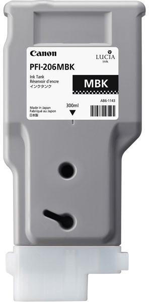 Original Canon PFI206MBK | 5302B001 Tinte Matt Schwarz