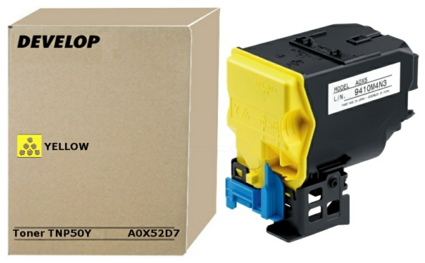 Original Develop TNP50 Y | A0X52D7 Toner Gelb