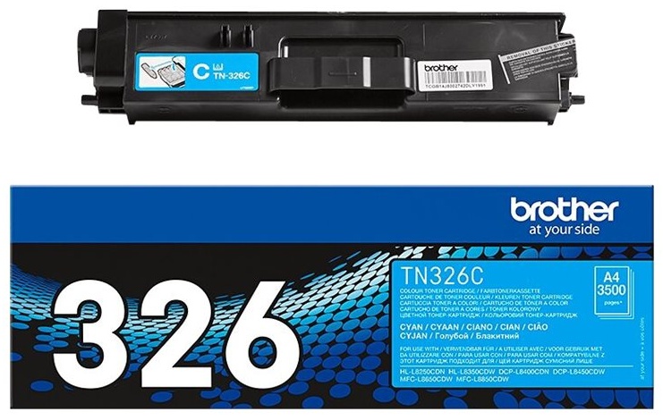 Original Brother TN326C Toner Cyan XL