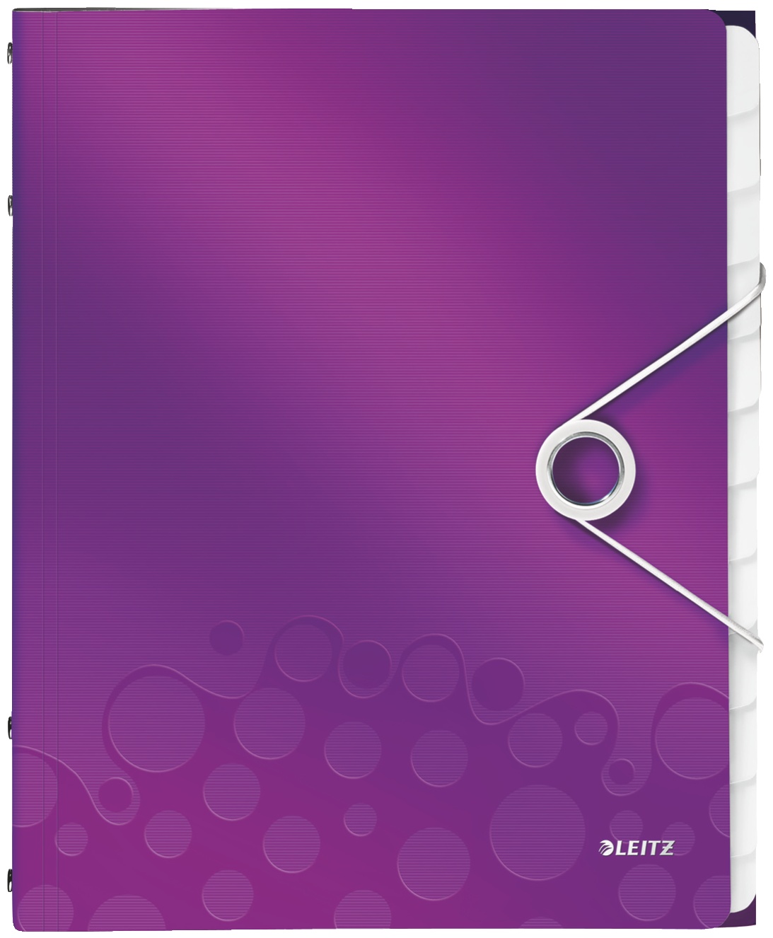 Leitz Ordnungsmappe WOW 4634 | DIN A4 | 12 Fächer | Violett | Polypropylen (PP)
