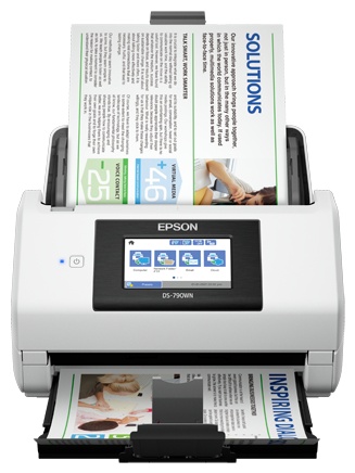 Epson WorkForce DS-790WN Dokumentenscanner | A4 | Duplex | ADF 100 Blatt | USB, LAN, WLAN