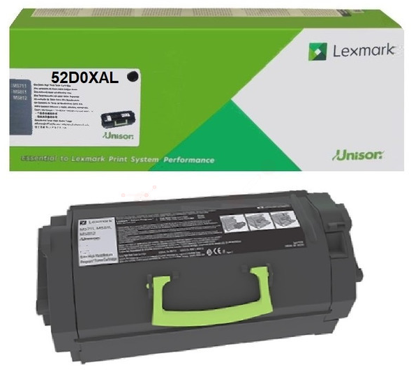 Original Lexmark 52D0XAL Toner Schwarz XXL ( für Etikettenanwendungen )