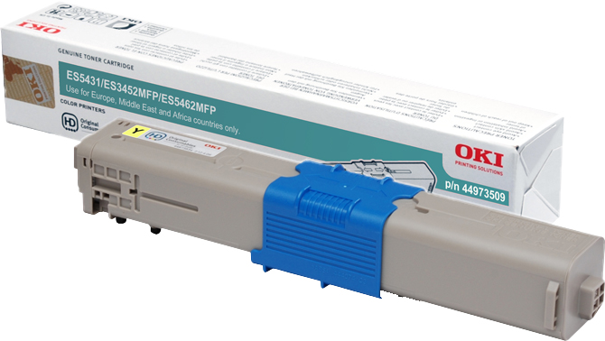 Original OKI 44973509 Toner Gelb