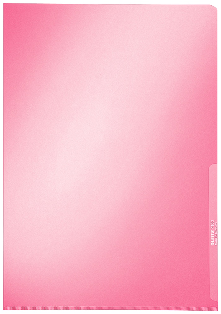 Leitz Sichthülle Premium 4100 | DIN A4 | glatt | 0,15 mm | Rot | 100er-Pack