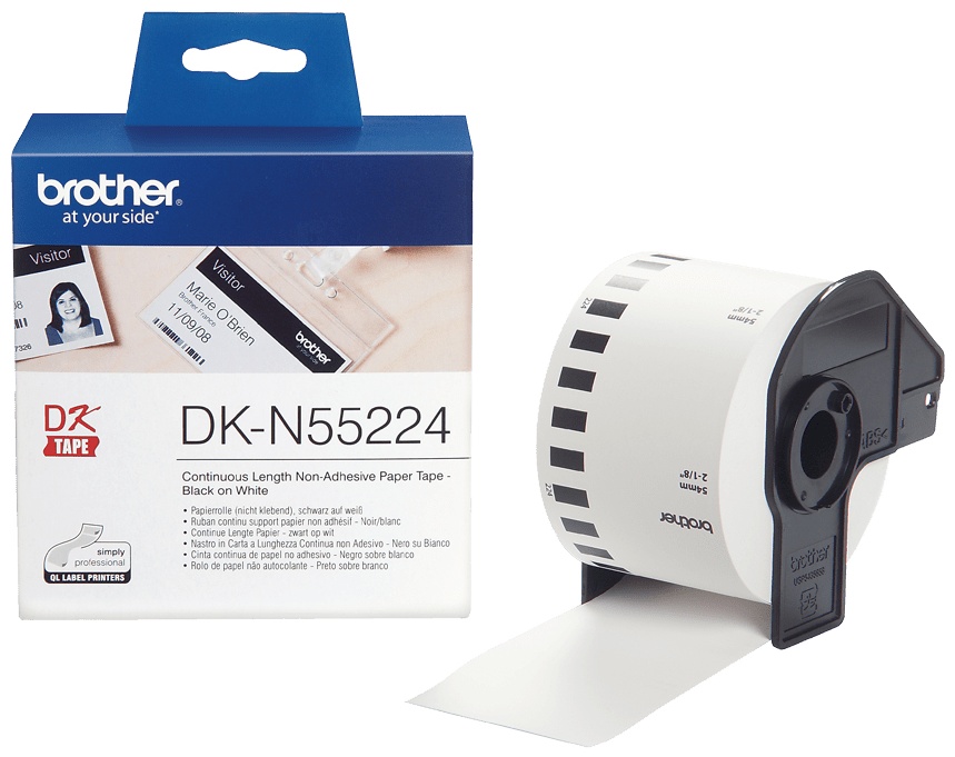 Brother Endlospapierrolle DK-N55224 | 54 mm | Weiß